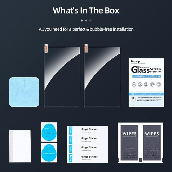 Steam Deck OLED Tempered Glass Screen Protector (2-Pack)