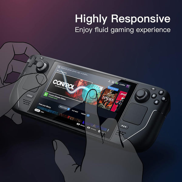 Steam Deck OLED Tempered Glass Screen Protector (2-Pack)